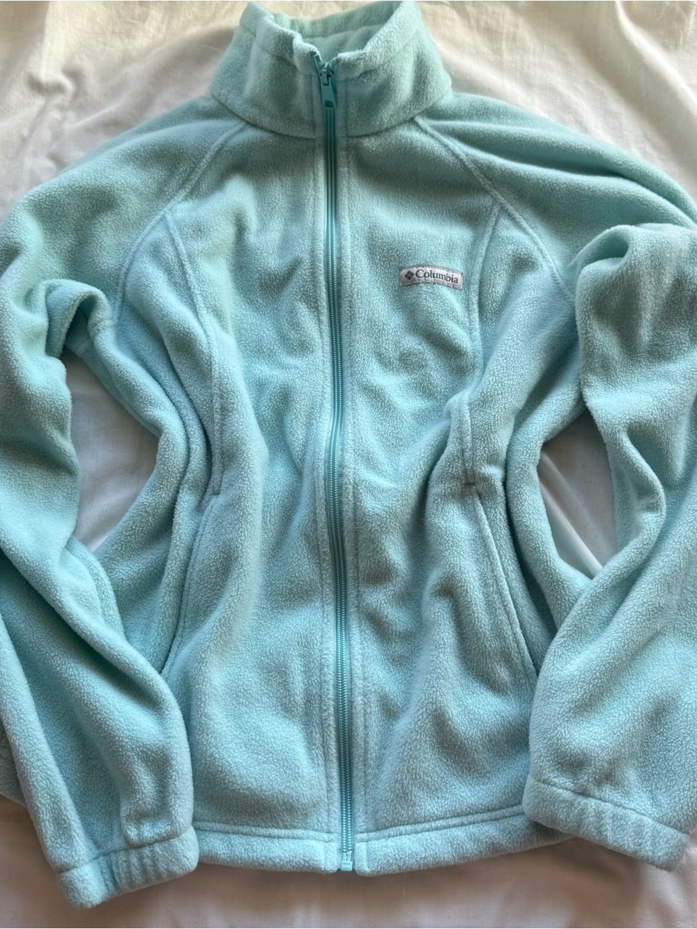 Teal Fleece  Colombia zip up